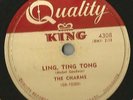 78 Rpm Record DOO WOP The Charms Ling Ting Tong / Bazoom-I Need Your Lovin'