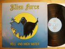 ALIEN FORCE Hell and High Water Telaeg Records 6.61 552 Original 1985 Vinyl