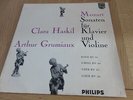 ARTHUR GRUMIAUX+CLARA HASKIL WA MOZART K 378/304/376 DUTCH PHILIPS MONO A 00432L