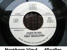 ? TONY MIDDLETON promo 'Paris Blues' Frankford/Wayne STAMPED Northern Soul 45