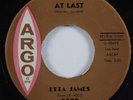 Deep Soul 45 ETTA JAMES At Last ARGO VG+ promo HEAR