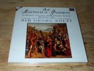 Bach Matthaus Passion Chicago Symphony Orchestra & Chorus Sir Georg Solti RECORD