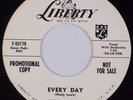 WALLY LEWIS: Every Day / That’s Way it Goes LIBERTY Rockabilly Promo 45 NM