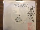 DJ SHADOW ROCKET FUEL ft De La Soul SIGNED 7