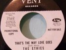 THE ETHICS 45 PROMO RECORD WAY LOVE GOES STANDING IN DARKNESS VENT RECORDS