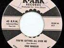 Onie Wheeler, You're Getting All Over Me - All Day All Night Always, K-ARK 617