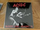 AC/DC * BLOODY LIVE 1976 LP *  RARE LP