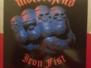 Motorhead Iron Fist BRNA 539 LP Vinyl Record Album 1982 VG+