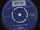 MARRIAGE She Follows The Band RARE M- UK 45 pop psych EMITT RHODES mod LISTEN