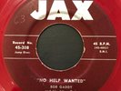 JAX records Bob Gaddy & his Alley Cats RED VINYL No Help Wanted VG - HEAR Blues