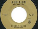 Hear? The Vaqueros - Desert Wind / Echo 1964 Surf VG+ Vinyl 7” 45 RPM