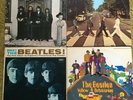 BEATLES VINTAGE LPS - AGAIN, YELLOW SUB, MEET, AND ABBEY ROAD - nice condition
