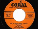 Rockabilly 45 JIM ATKINS Juke Joint Johnny/I'm A Ding Dong Daddy HEAR Coral
