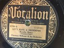 Vocalion 2759 Clarence Williams Orch LET'S HAVE A SHOWDOWN  hot 1933 E 78 rpm