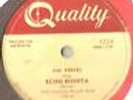 78 Rpm Record Jim Reeves Echo Bonita / Then I'll Stop Loving You
