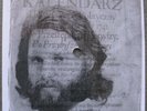 JIM MORRISON postcard disc 4 inch SILVER FOREST rare THE DOORS