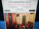 @MUSIDISC STEREO *ANDRE NAVARRA* J.S.BACH: CELLO SONATAS* RUGGERO GERLIN* NM