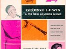 101m.  George Lewis and His New Orleans Music-Good Time Jazz EP-1005 AUTOGRAPHED