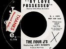 THE FOUR J'S • BY LOVE POSSESSED • Soul & Doo Wop Promo 45 • JAMIE #1274