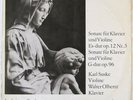 SUSKE OLBERTZ BEETHOVEN VIOLIN SONATAS OP.12,3 & 96 ETERNA ED.1 STEREO 826033 NM