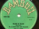 IM & David With NEW RELIGION BLACK IS BLACK RARE BAMBOO UK REGGAE 45 SCORCHER EX
