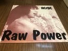AC DC raw power  RARE LIVE  YELLOW VINYL BRONZE SLEEVE  LP
