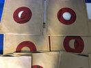 25-COUNT BOX of UNPLAYED PAINTED FACES MOODY FLORIDA GARAGE BAND 45s