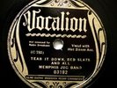 Memphis Jug Band-Vocalion 03182 Tear It Down Bed Slats And All (1934)
