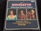 VERDI RIGOLETTO Lp Record BOX SET PAVAROTTI SUTHERLAND MILNES LONDON NEW