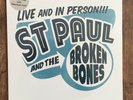 St Paul And The Broken Bones Live And In Person 12 Rare SEALED Blue white marble