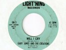 Rare Garage GARY JAMES & THE CREATIONS I Said Hey / Will I Cry LIGHTNING 45 mp3