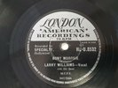 LARRY WILLIAMS - Bony Moronie - RARE IRISH PRESS 78 RPM ROCK'N'ROLL R&B
