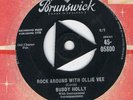VERY RARE-BUDDY HOLLY-ROCK AROUND WITH OLLIE VEE/MIDNIGHT SHIFT-UK BRUNSWICK