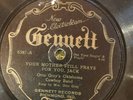 Gennett 6387 Otto Gray Oklahoma Cowboys MOTHER STILL PRAYS 4 U JACK E- 78 rpm