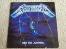 VINYL LP Metallica Ride the Lightning Spaceship Vertigo 838 140-1 Europe Press