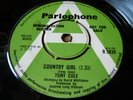 Tony Cole ?– Country Girl Rare 1970 Parlophone Psych DEMO Andrew Loog Oldham NM
