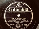 REGINALD WILLIAMS & HIS FUTURISTS ’TALK TO ME’ AUSSIE COLUMBIA, GEORGE SHEARING
