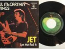 PAUL MCCARTNEY & WINGS: Jet / Let Me Roll It 45 (Spain, PS) rare Rock & Pop Beat