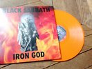 BLACK SABBATH & Rob HALFORD Iron god LP Live Camden 2004 Vinyl couleur RARE