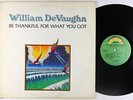 William DeVaughn - Be Thankful For What You Got LP - Roxbury
