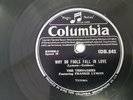 FRANKIE LYMON & TEENAGERS - Why Do Fools - RARE IRISH PRESS 78 RPM ROCK'N'ROLL