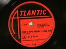 50'S DOOWOP CLOVERS Don't You Know I Love You / Skylark ATLANTIC 934 E+