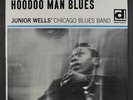 JUNIOR WELLS: Hoodoo Man Blues LP (rubber stamp on back cover)
