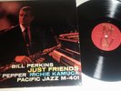 JUST FRIENDS Bill Perkins, Art Pepper, Kamuca Pacific Jazz M-401 DG Mono VG+/VG-