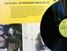 Vinyl LP Listening To Richard Brautigan (Hippie Author & Poet); Orig 1970; MINT-