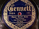 KING OLIVER GENNETT 5132 DIPPER MOUTH BLUES V+ Nice Copy   Louis Armstrong