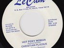 CHRISTIAN PLICQUE Hot Foxy Woman  northern soul 45 funk SIX FEET UNDER