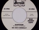 BIG BOB KORNEGAY: Humdinger / Stay With Me Baby US Herald H-506 R&B Promo 45