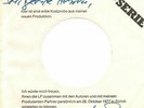 Udo Jürgens: signierte Musterplatte, 0-Serie, 45 rpm
