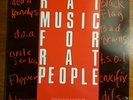 RAT MUSIC FOR RAT PEOPLE 1982 punk compilation (Vinyl lp, GO  Records) EX, EX+